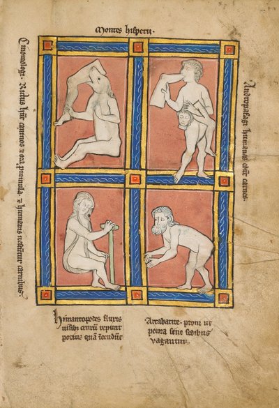 Cinomologus; Anthropophagus; Himantopode; Artabatite by Unbekannt Unbekannt